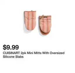 Marshalls CUISINART 2pk Mini Mitts With Oversized Silicone Slabs offer