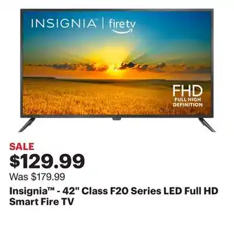 Best Buy Insignia - 42 Class F20 Series LED Full HD Smart Fire TV offer