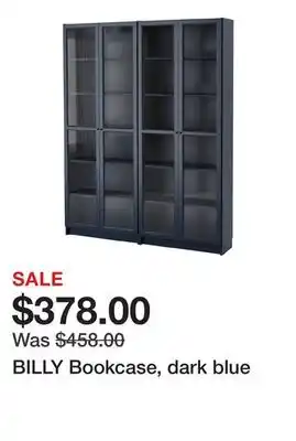 Ikea BILLY Bookcase, dark blue offer