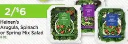 Heinen's Heinen's Arugula, Spinach or Spring Mix Salad offer