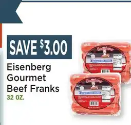 Heinen's Eisenberg Gourmet Beef Franks offer