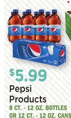 Heinen's Pepsi Products offer