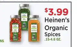 Heinen's Heinen's Organic Spices offer