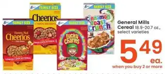 Albertsons General Mills Cereal offer