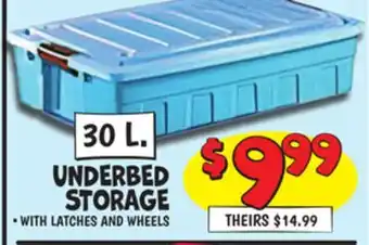 Ollie's 30 L. UNDERBED STORAGE offer