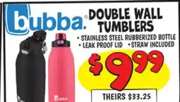 Ollie's DOUBLE WALL TUMBLERS offer