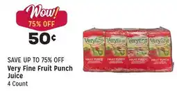 Grocery Outlet Fruit Punch Juice offer