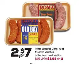 Grocery Outlet Roma Sausage Links, 16 oz offer