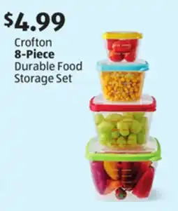 Aldi Crofton 8-Piece Durable Food Storage Set offer