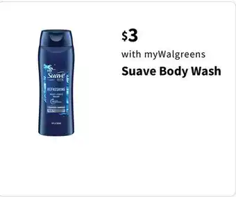 Walgreens Suave Body Wash offer