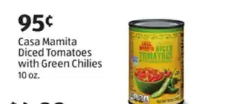 Aldi Casa Mamita Diced Tomatoes with Green Chilies offer