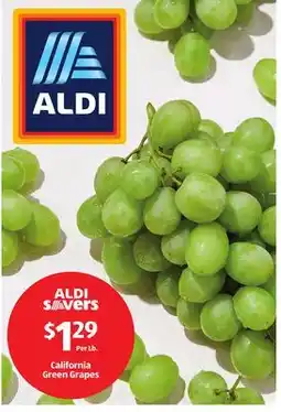 Aldi California Green Grapes offer