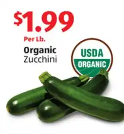 Aldi Organic Zucchini offer