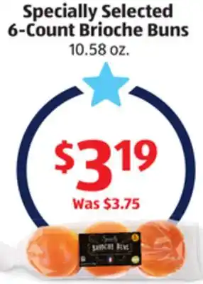 Aldi Specially Selected 6-Count Brioche Buns offer
