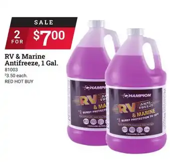 Ace Hardware RV & Marine Antifreeze, 1 Gal offer