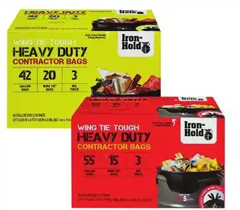 Ace Hardware Iron-Hold Heavy Duty Contractor Trash Bags offer