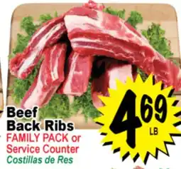 Superior Grocers Beef Back Ribs offer
