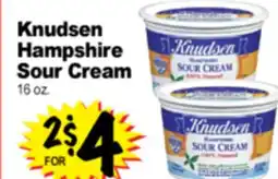 Superior Grocers Knudsen Hampshire Sour Cream offer