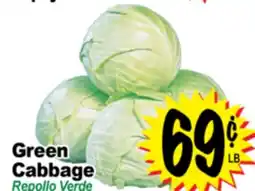 Superior Grocers Green Cabbage offer