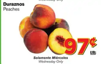 El Super Fresh Peaches offer