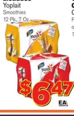 El Super Fresh Yoplait Smoothies offer