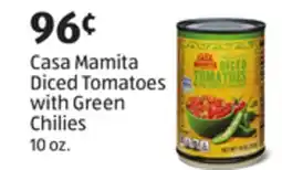 Aldi Casa Mamita Diced Tomatoes with Green Chilies offer