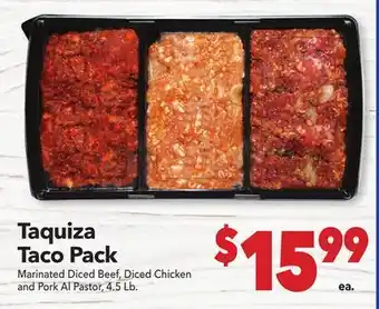 Vallarta Supermarkets Taquiza Taco Pack offer