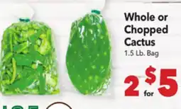 Vallarta Supermarkets Whole or Chopped Cactus offer