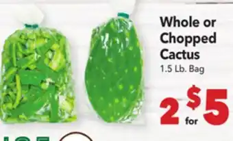 Vallarta Supermarkets Whole or Chopped Cactus offer