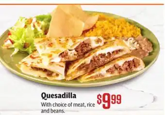 Vallarta Supermarkets Quesadilla offer