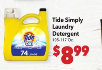 Vallarta Supermarkets Tide Simply Laundry Detergent offer