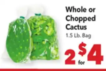 Vallarta Supermarkets Whole or Chopped Cactus offer