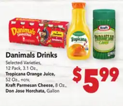 Vallarta Supermarkets Danimals Drinks offer