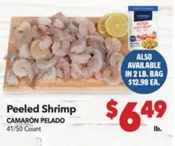 Vallarta Supermarkets Peeled Shrimp/CAMARÓN PELADO offer