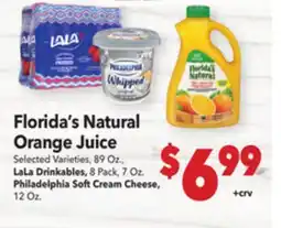 Vallarta Supermarkets Florida's Natural Orange Juice offer