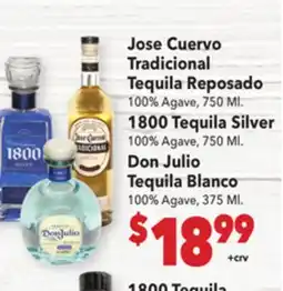 Vallarta Supermarkets Jose Cuervo Tradicional Tequila Reposado offer