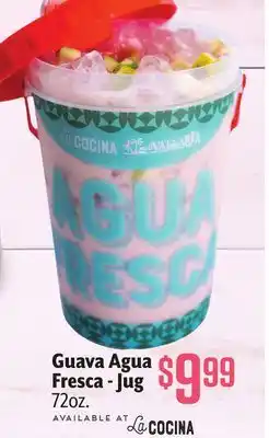 Vallarta Supermarkets Guava Agua Fresca-Jug offer