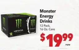 Vallarta Supermarkets Monster Energy Drinks offer