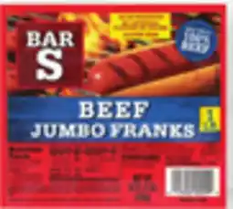Vallarta Supermarkets Bar S Jumbo Beef Franks offer