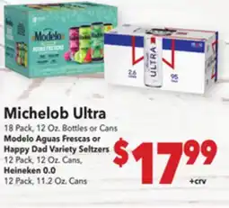 Vallarta Supermarkets Michelob Ultra offer