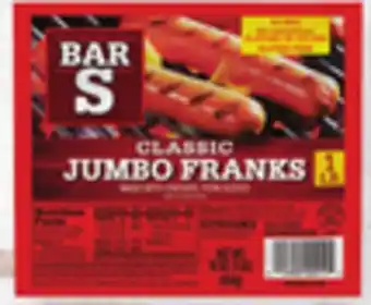 Vallarta Supermarkets Bar-S Jumbo Franks offer