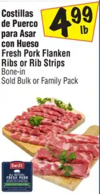 El Super Fresh Pork Flanken Ribs or Rib Strips offer