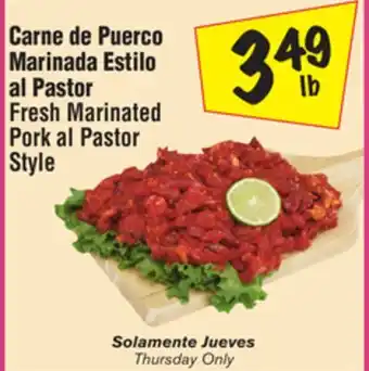 El Super Fresh Marinated Pork offer