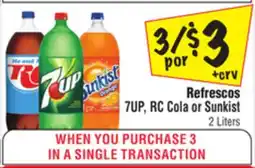 El Super 7UP, RC Cola or Sunkist offer