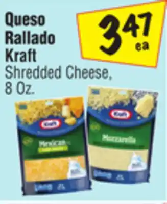 El Super Kraft Shredded Cheese offer