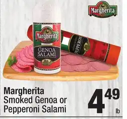 Super King Markets Margherita Smoked Genoa or Pepperoni Salami offer