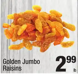 Super King Markets Golden Jumbo Raisins offer