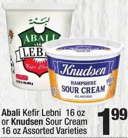 Super King Markets Abali Kefir Lebni 16 oz or Knudsen Sour Cream 16 oz offer