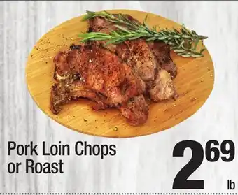 Super King Markets Pork Loin Chops or Roast offer