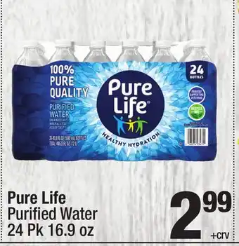 Super King Markets Pure Life Purifi ed Water offer